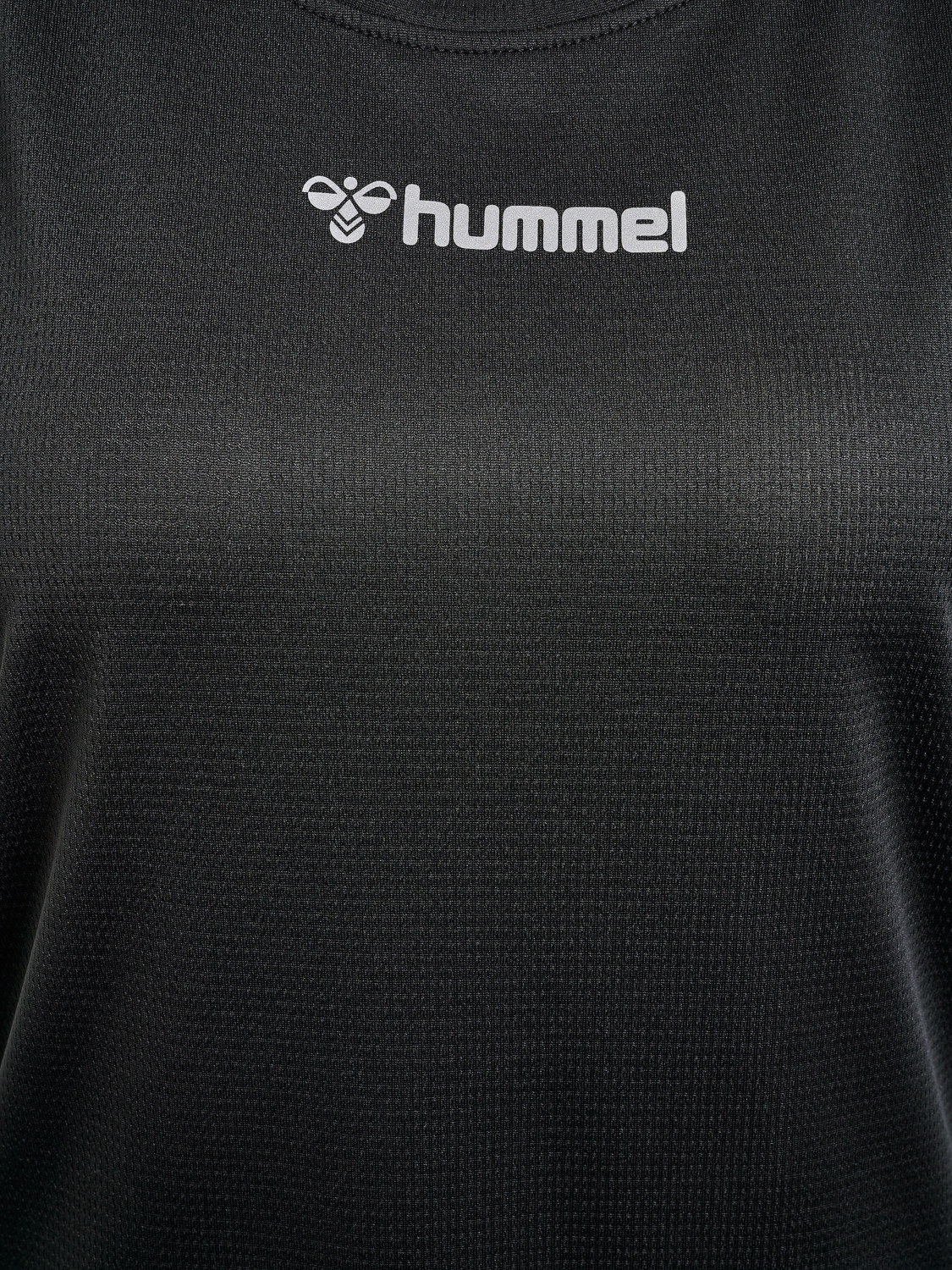 hmlRUN SINGLET S/L WOMAN, BLACK, packshot