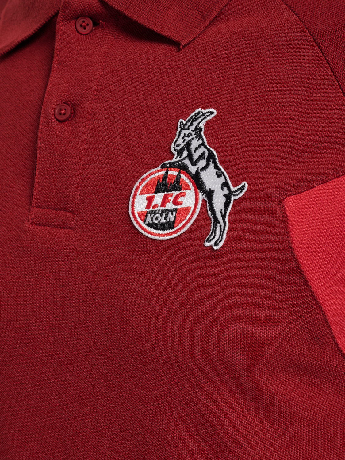 1FCK 23/24 TRAVEL POLO, RED DAHLIA, packshot