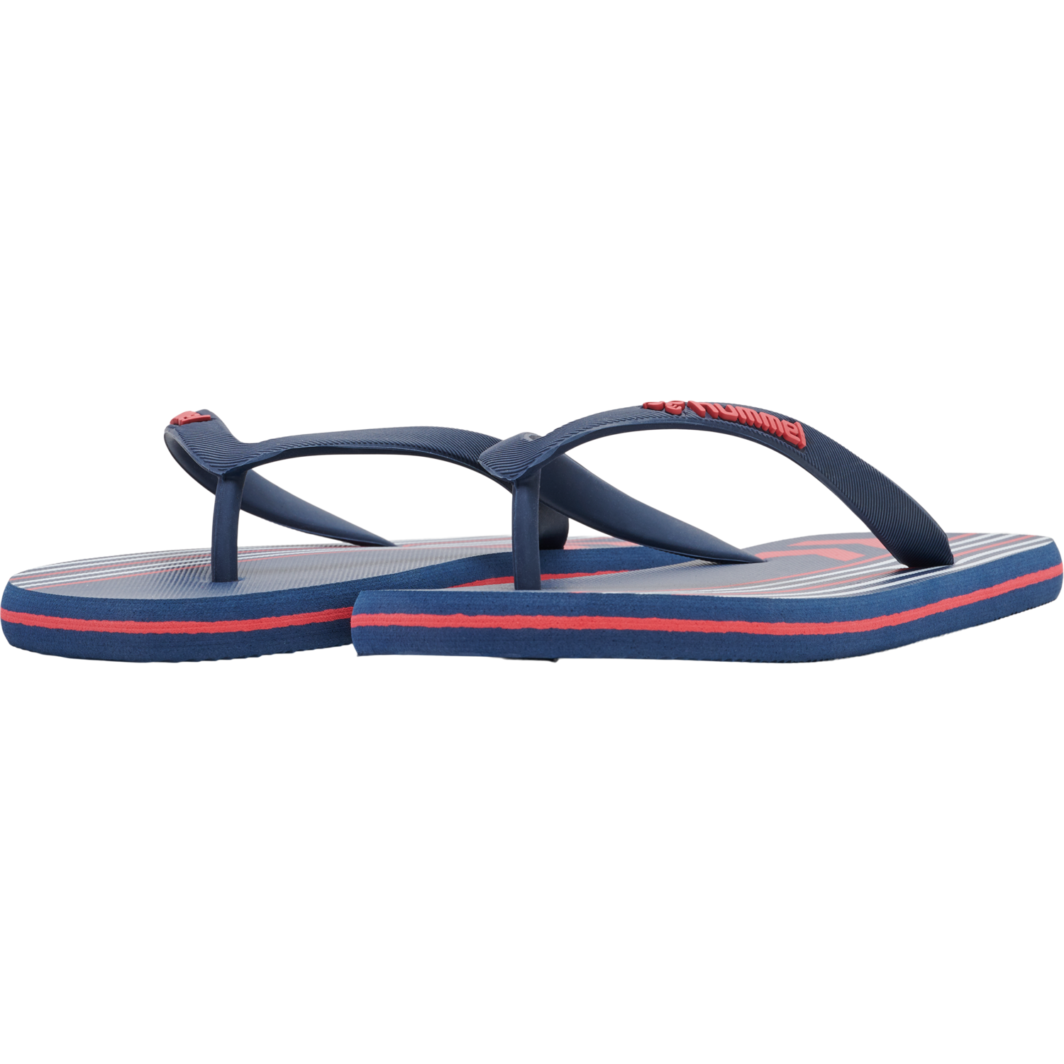 MULTI STRIPE FLIP FLOP, BLACK IRIS/FLAME SCARLET, packshot