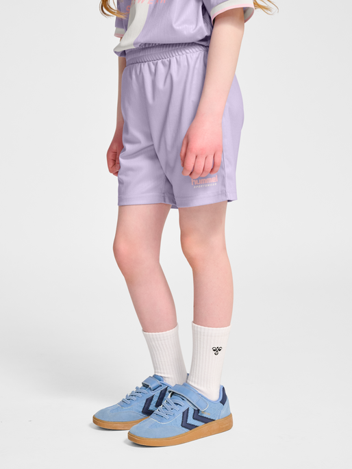 hmlJR BALL SHORTS, LAVENDER, model