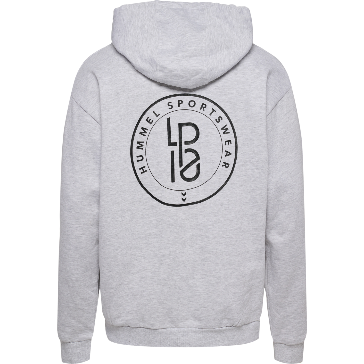 hmlLP10 BOXY SWEAT HOODIE, LIGHT GREY MELANGE, packshot