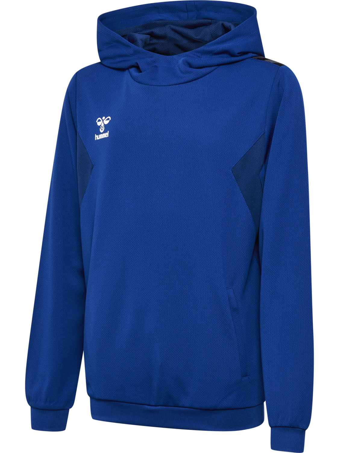 hmlAUTHENTIC PL HOODIE KIDS, TRUE BLUE, packshot