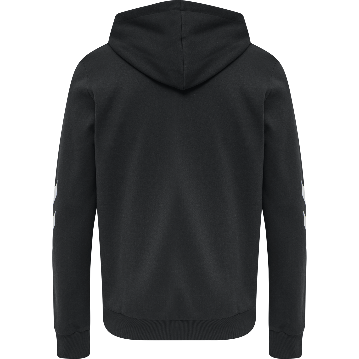 hmlLEGACY ZIP HOODIE PLUS, BLACK, packshot
