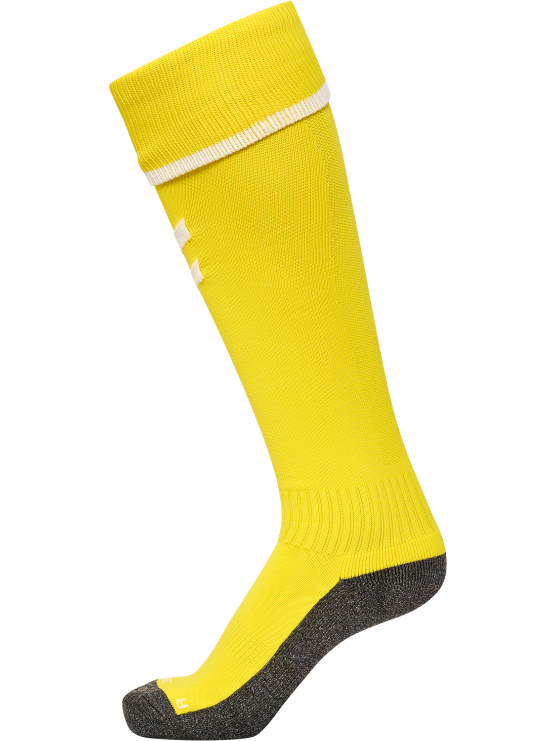 hmlCORE FOOTBALL SOCKS, BLAZING YELLOW/WHITE, packshot