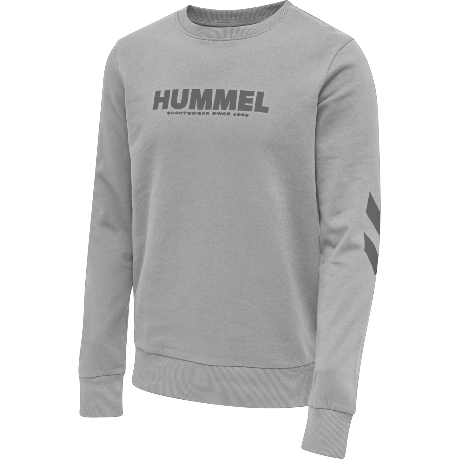 hmlLEGACY SWEATSHIRT, GREY MELANGE, packshot