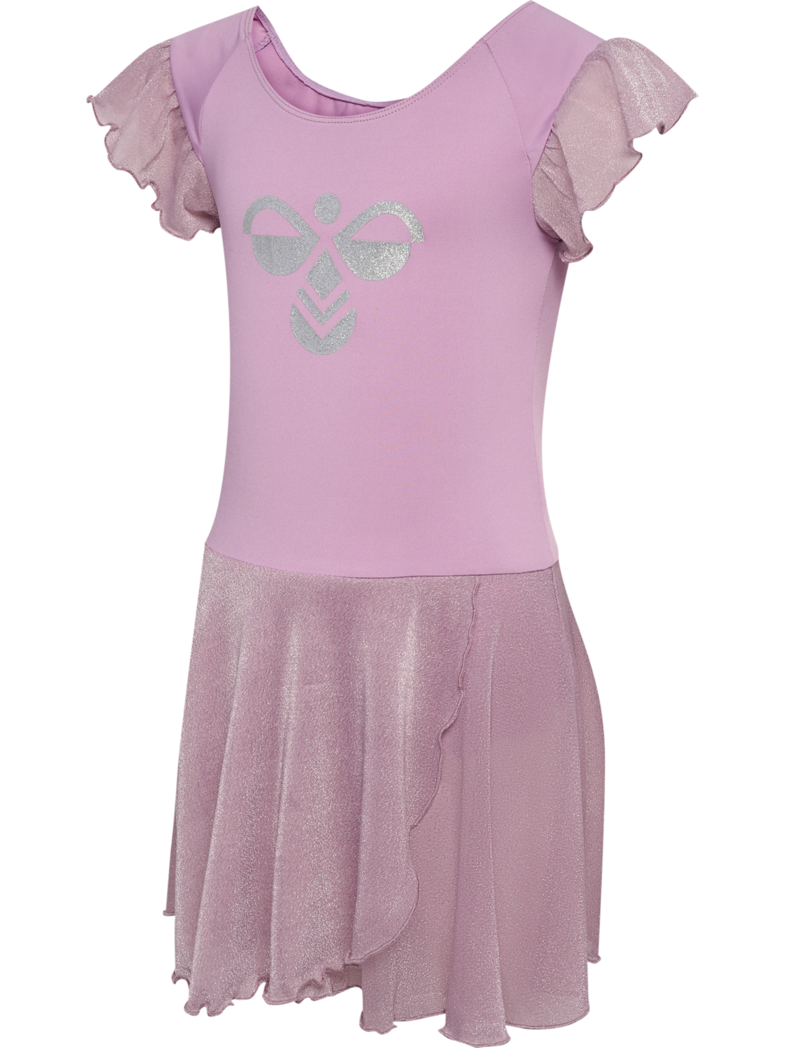 hmlJR MIX GLITTER DRESS, LAVENDER MIST, packshot