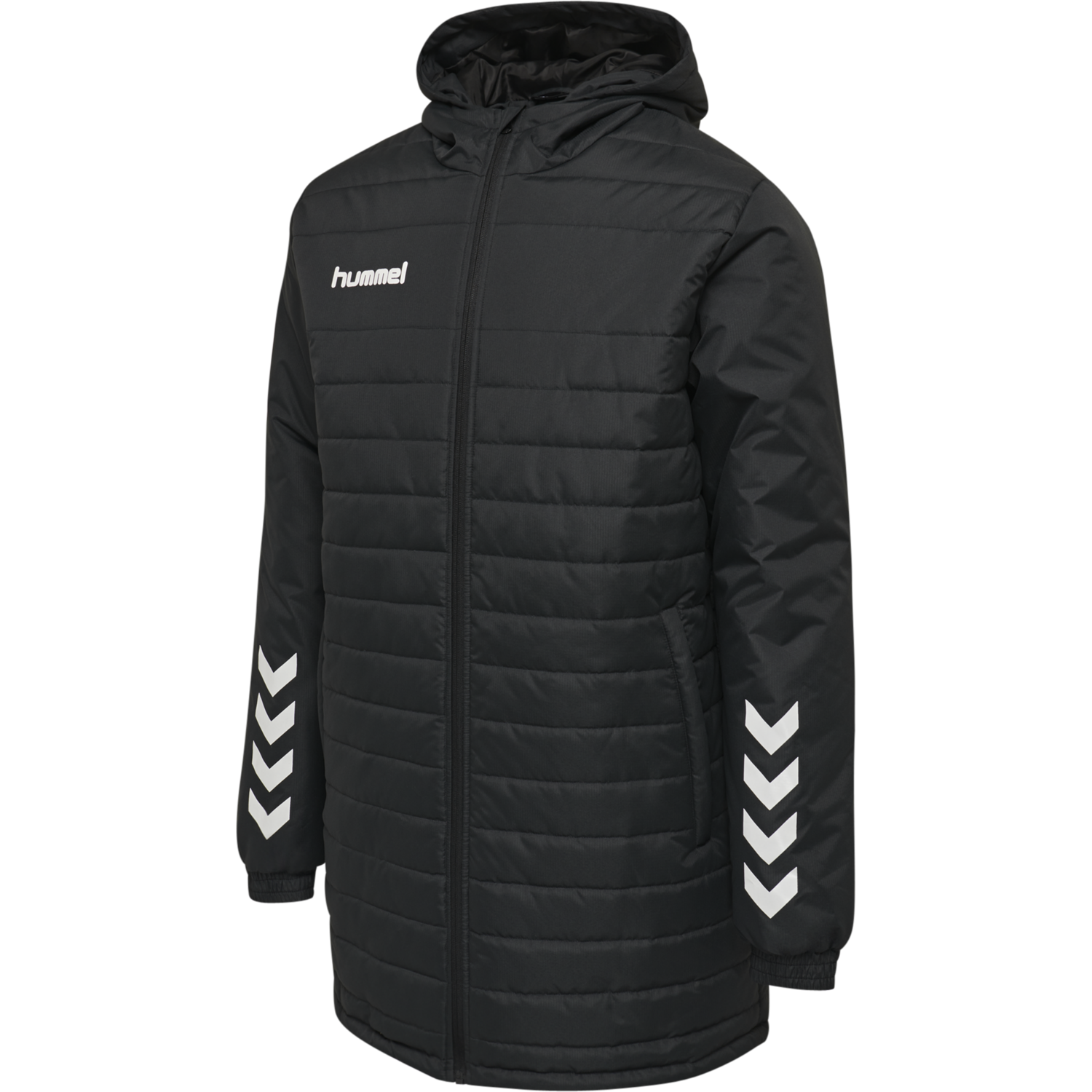 hmlPROMO BENCH JACKET, BLACK, packshot