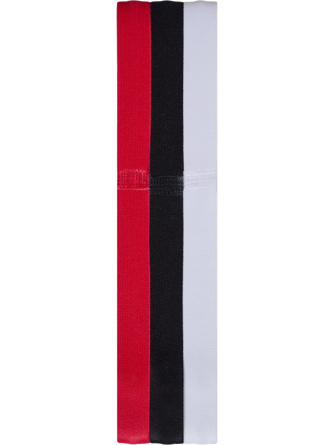 3-PACK HEADBAND 17-18, WHITE/BLACK/TRUE RED, packshot