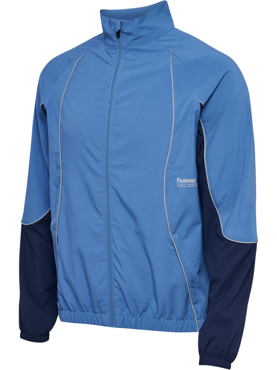 hmlPULSE WOVEN ZIP JACKET, RIVERSIDE, packshot