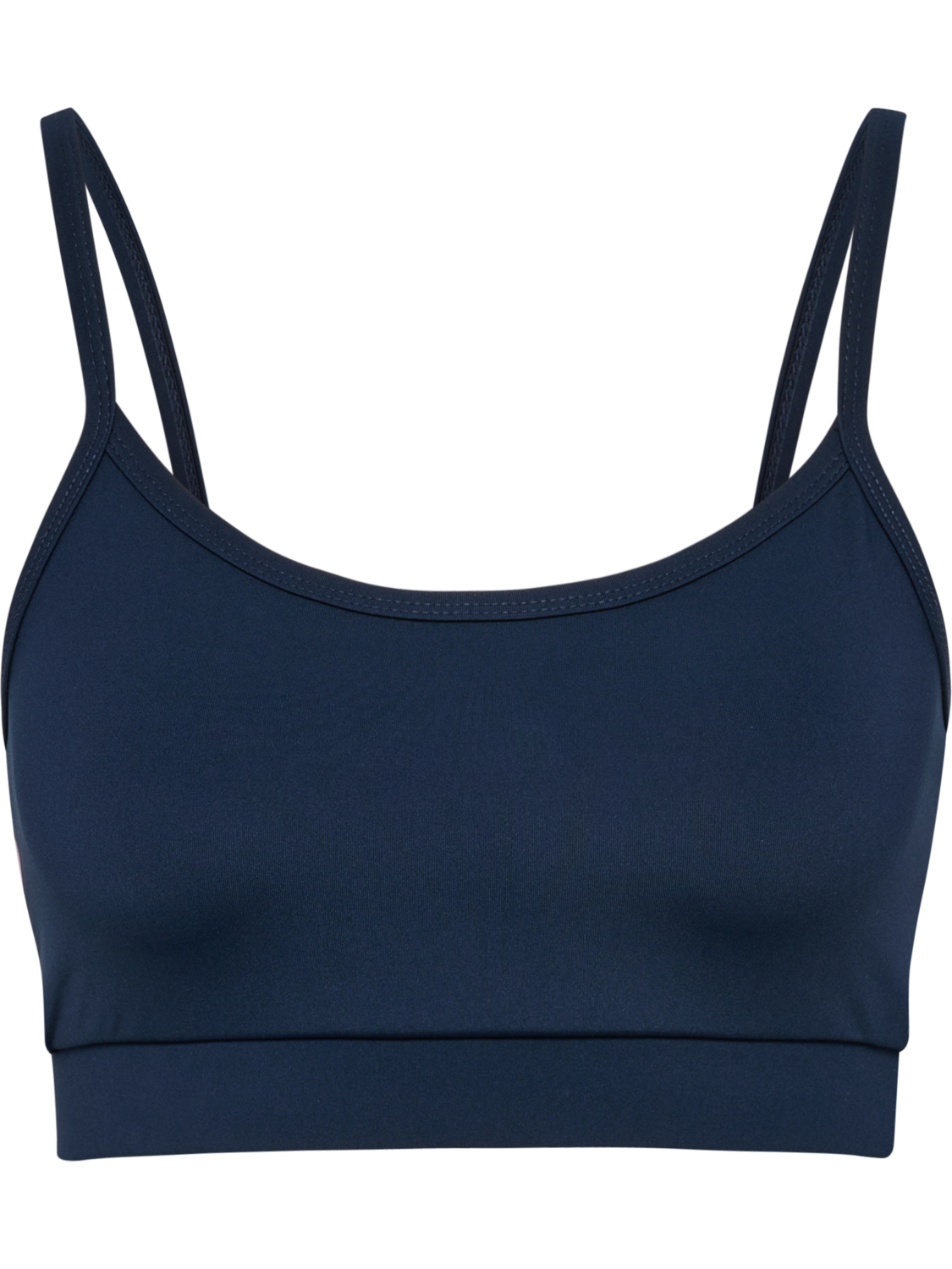 hmlPULSE PIPING LIGHT SUPPORT BRA, DRESS BLUES/MARS RED, packshot