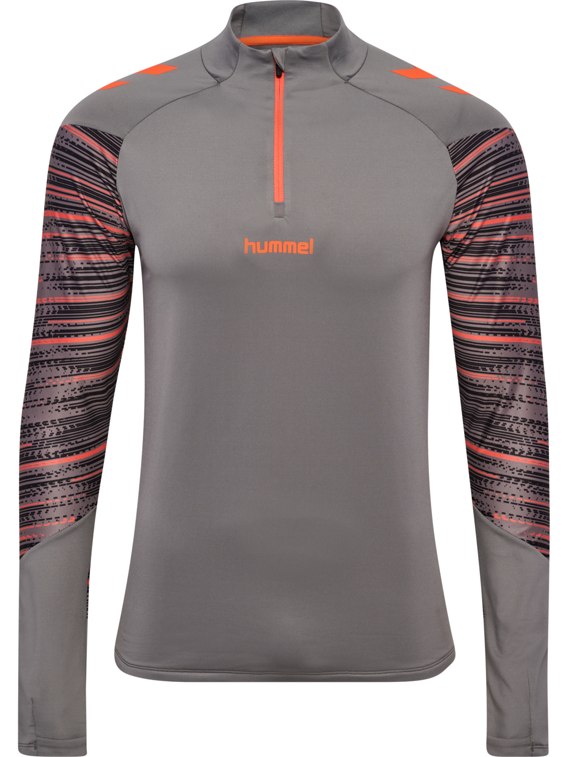 hmlBLAZE PRO TRAINING HALF ZIP, STEEL GRAY, packshot