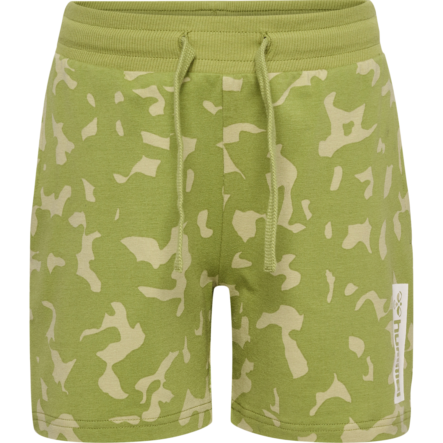 hmlRUSH AOP SHORTS, GREEN OLIVE, packshot