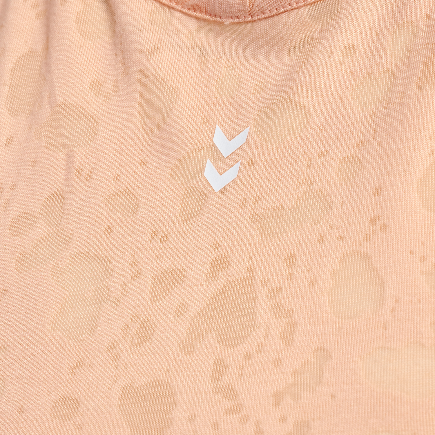 hmlMT IRIS BURNOUT TOP, ALMOST APRICOT, packshot