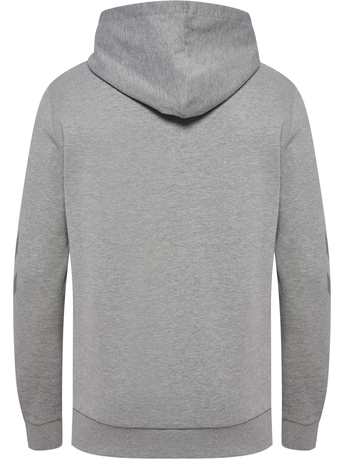 hmlLEGACY ZIP HOODIE, GREY MELANGE, packshot