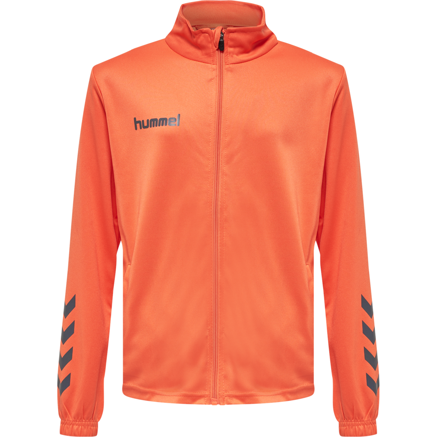 hmlPROMO KIDS POLY SUIT, NASTURTIUM/OMBRE BLUE, packshot