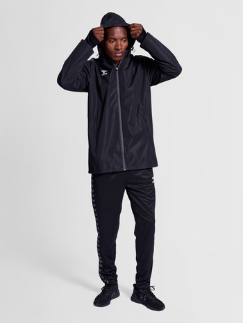 hmlAUTHENTIC ALL WEATHER JACKET, BLACK, model