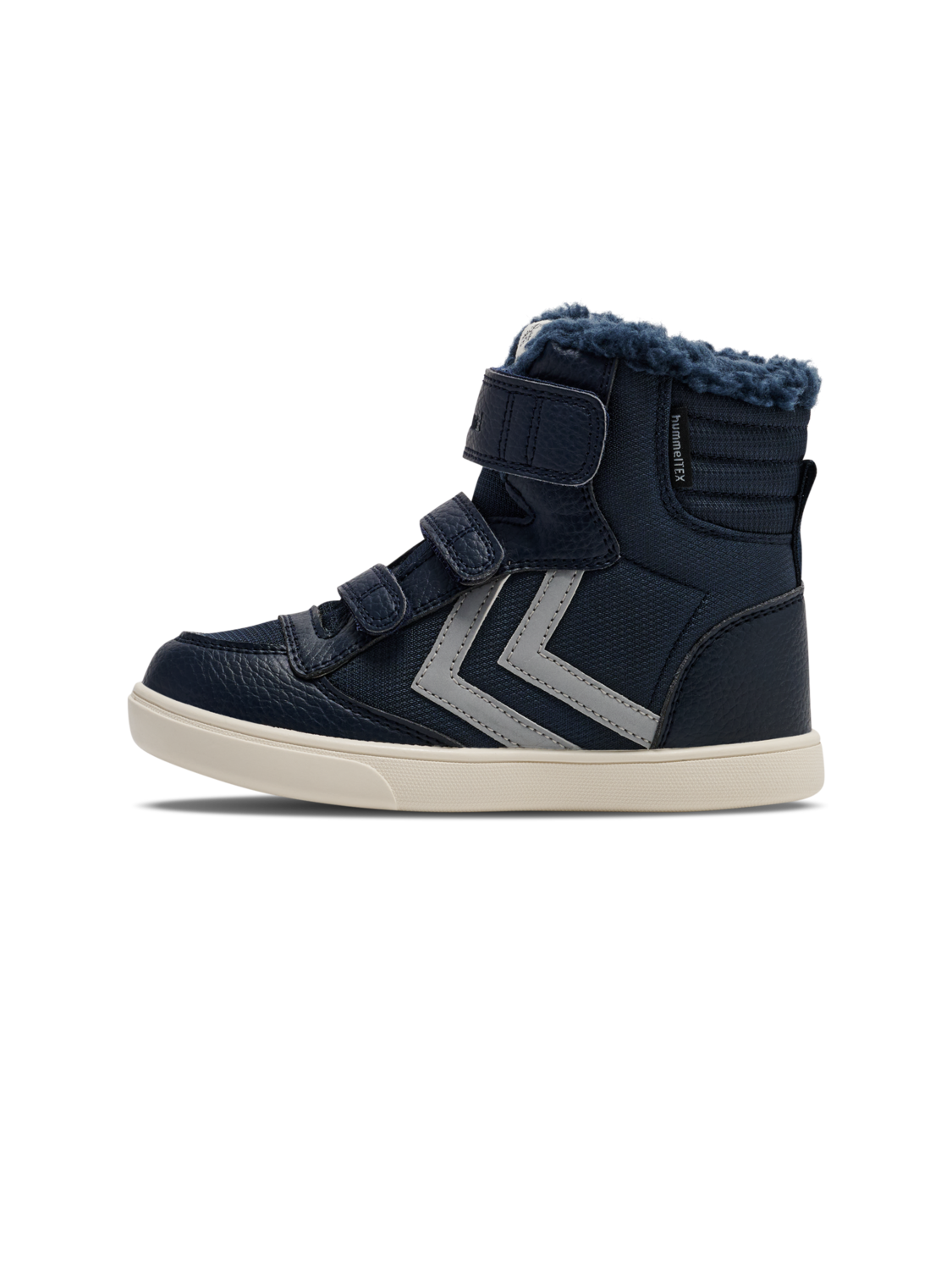 STADIL SUPER POLY BOOT MID TEX JR, BLACK IRIS/SILVER, packshot