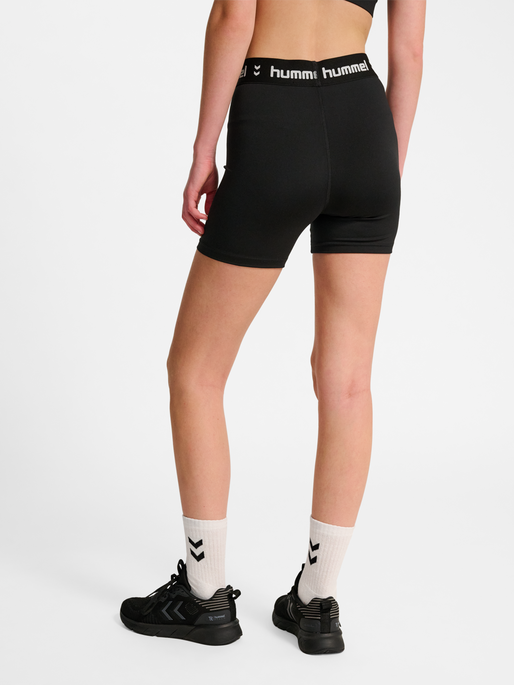 hmlPULSE MID WAIST SHORT TIGHTS, BLACK, model