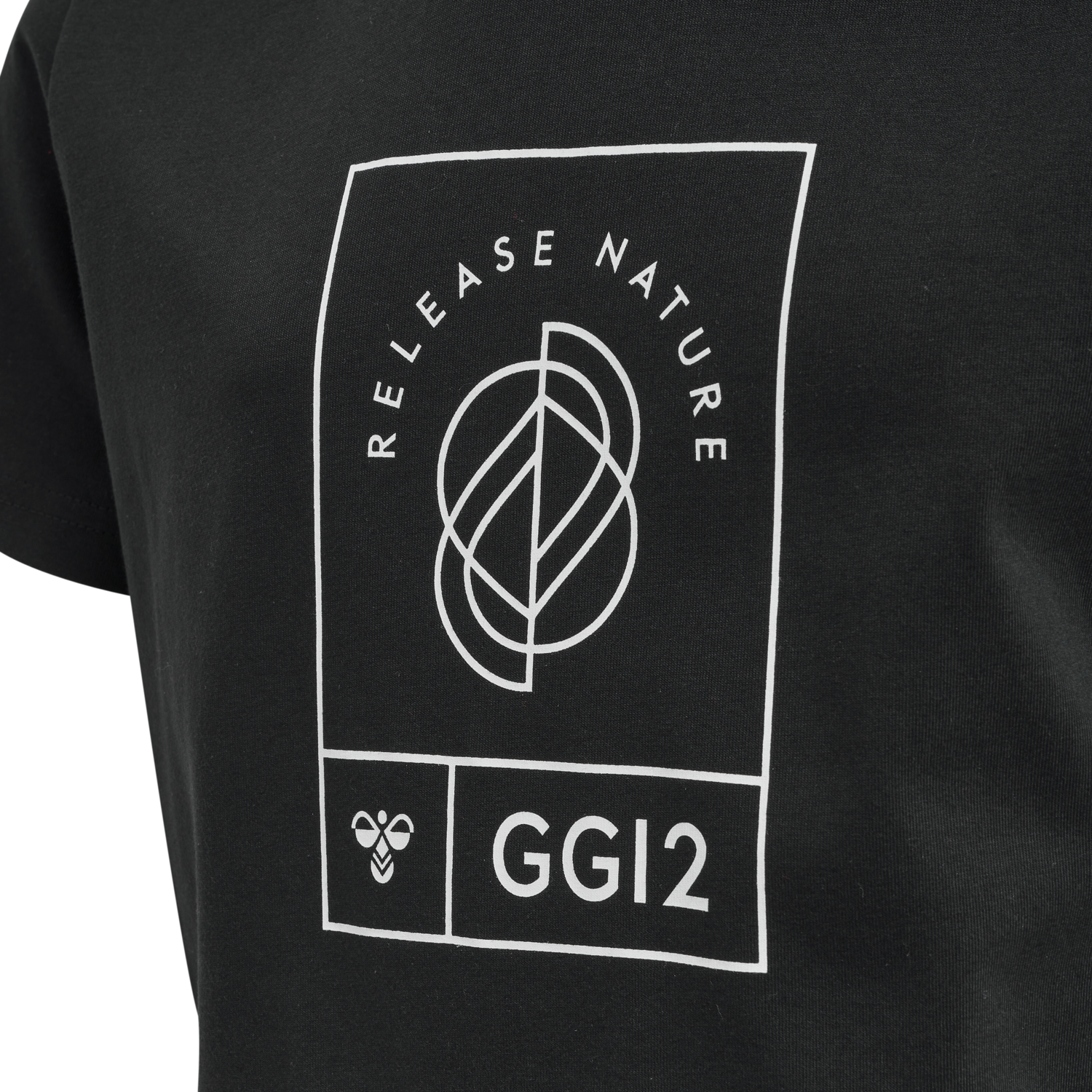 hmlGG12 T-SHIRT S/S KIDS, BLACK, packshot