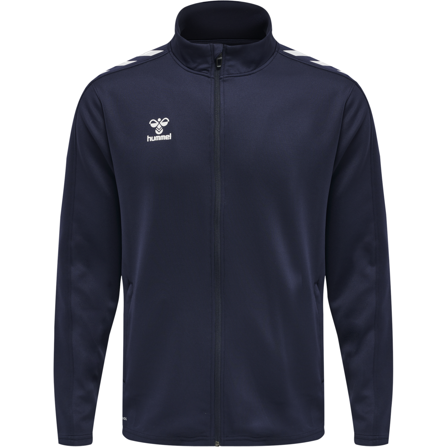 hmlCORE XK POLY ZIP SWEAT, MARINE, packshot