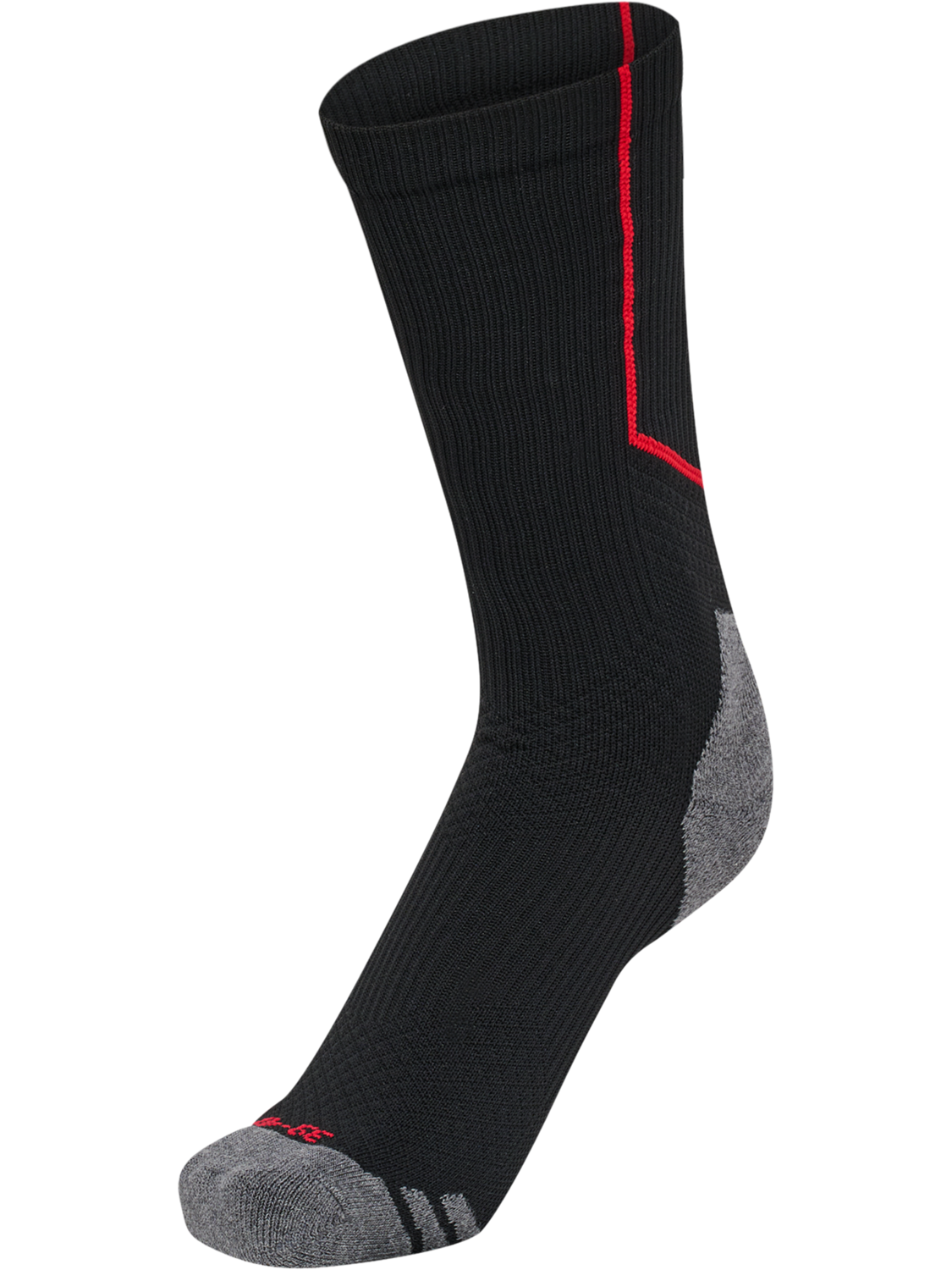 hmlPRO TRAINING SOCKS LOW, BLACK/TRUE RED, packshot