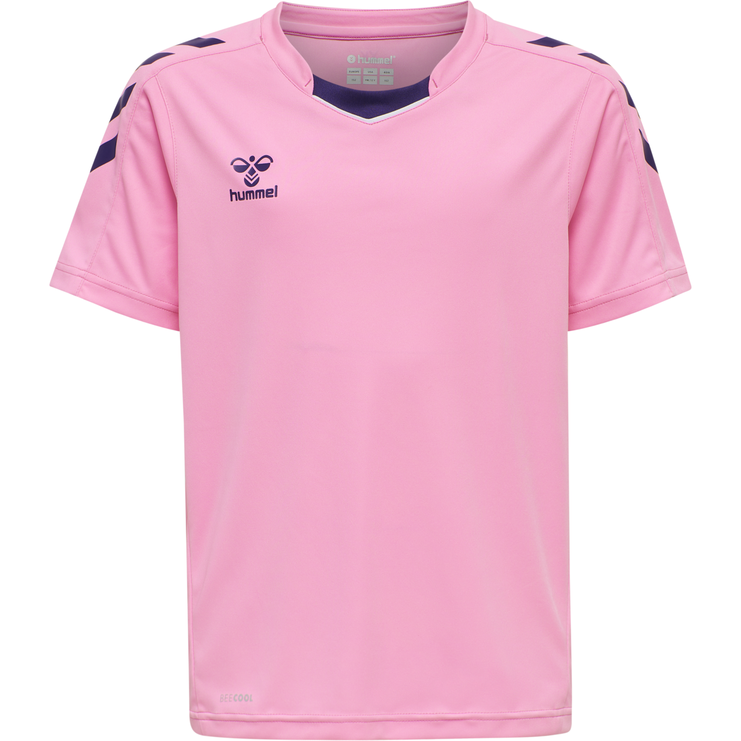 hmlCORE XK POLY JERSEY S/S KIDS, COTTON CANDY, packshot