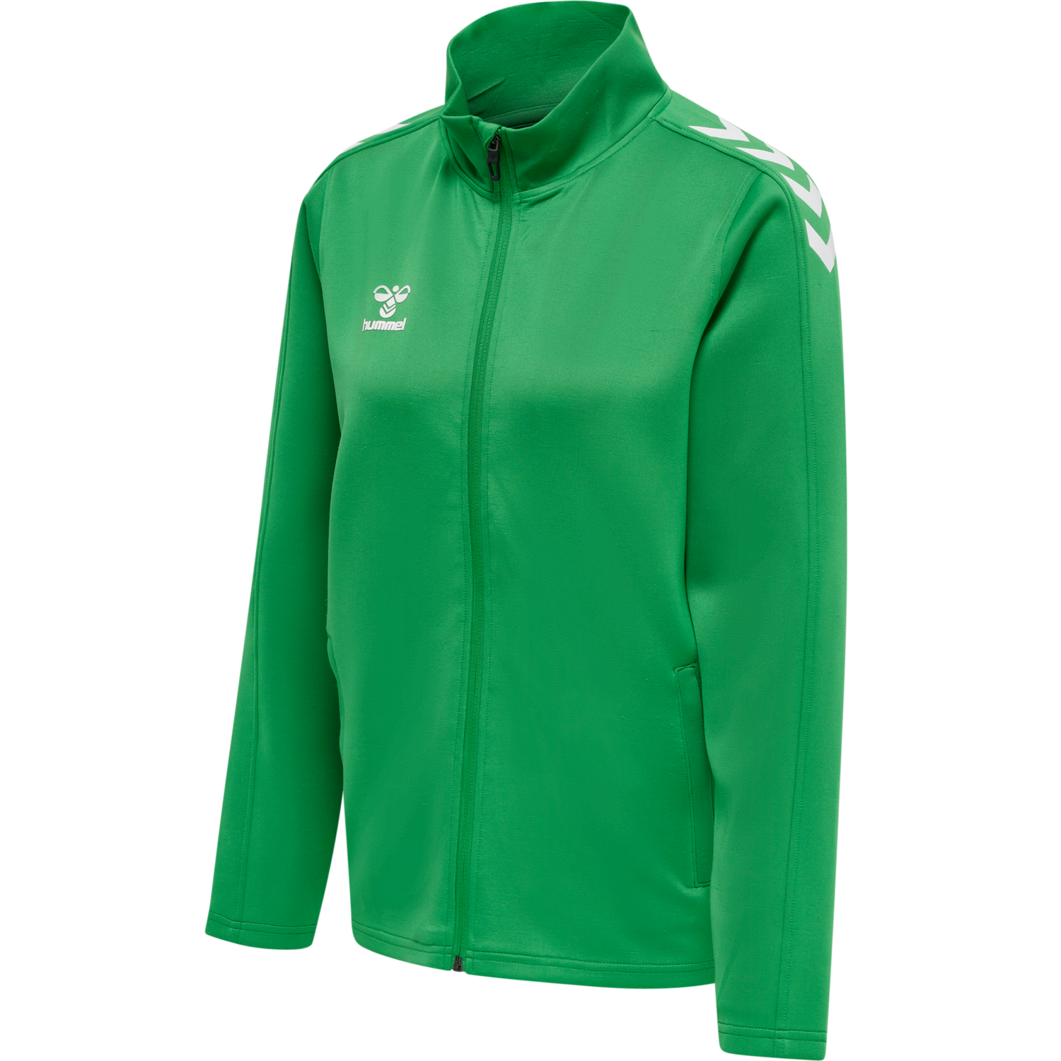 hmlCORE XK POLY ZIP SWEAT WOMAN, JELLY BEAN, packshot