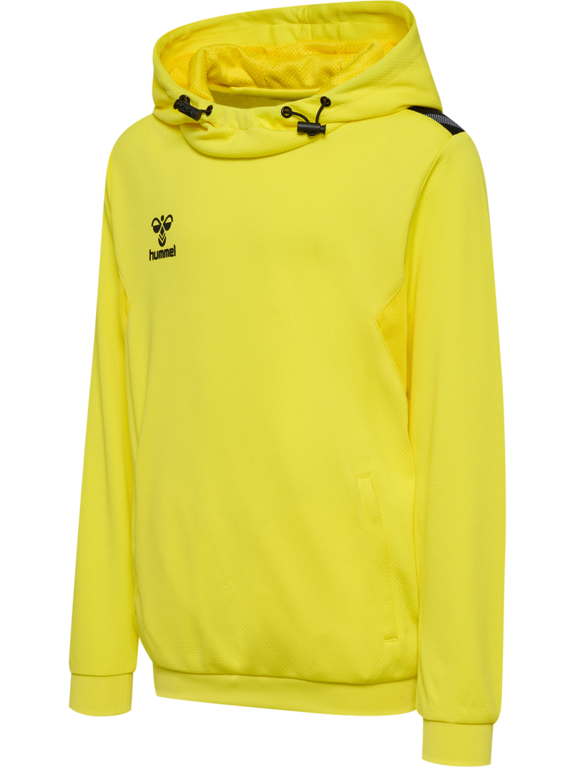 hmlAUTHENTIC PL HOODIE KIDS, BLAZING YELLOW, packshot