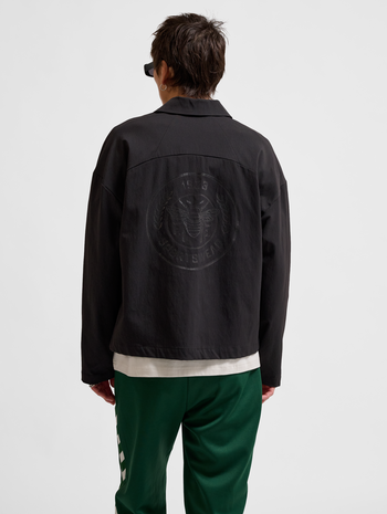 hmlCOACH JACKET HSW, BLACK, model