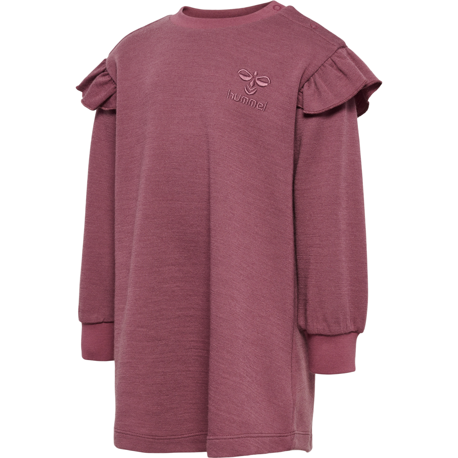 hmlWULBATO DRESS LS, ROSE BROWN, packshot