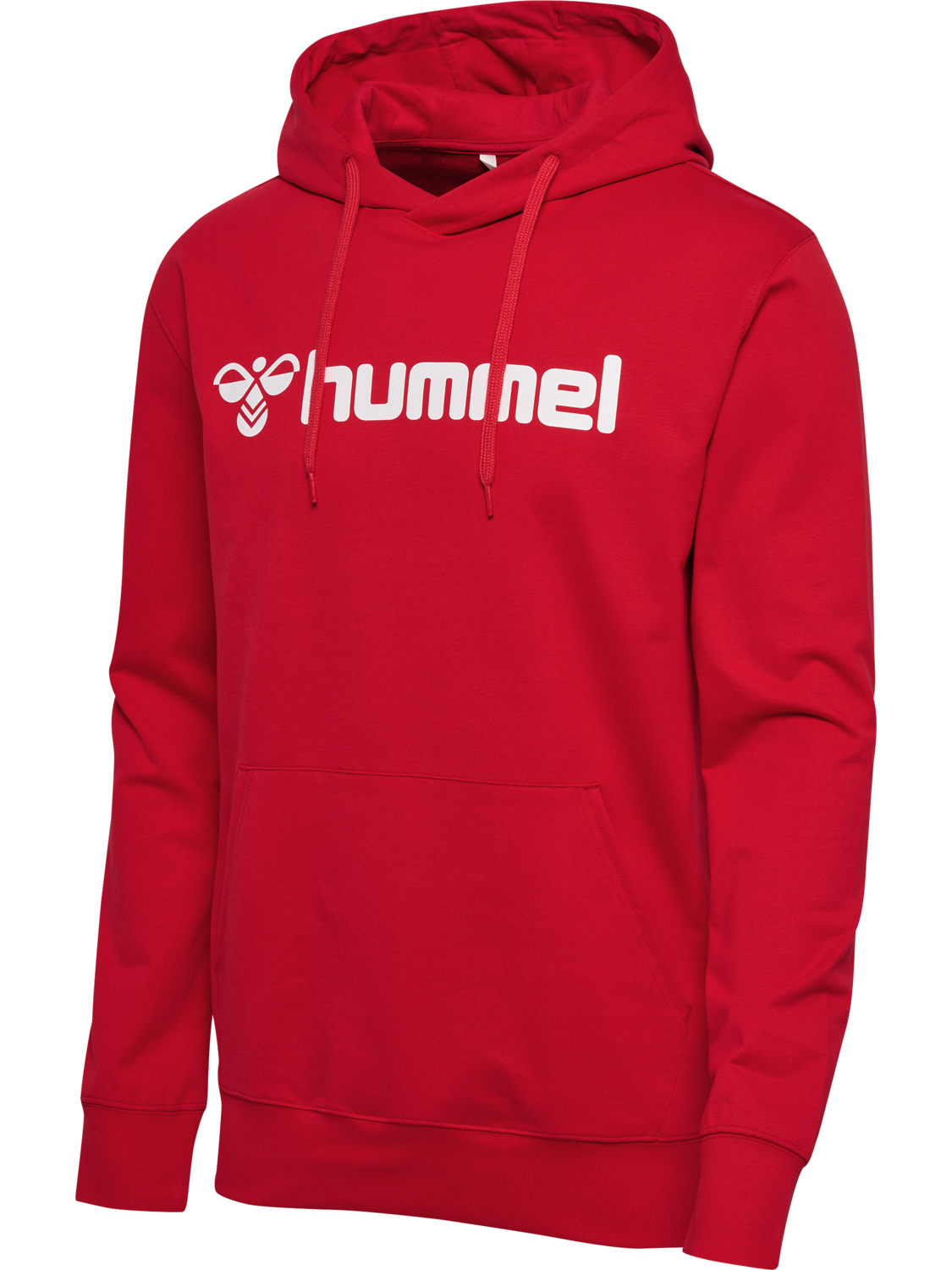 hmlGO 2.0 LOGO HOODIE, TRUE RED, packshot