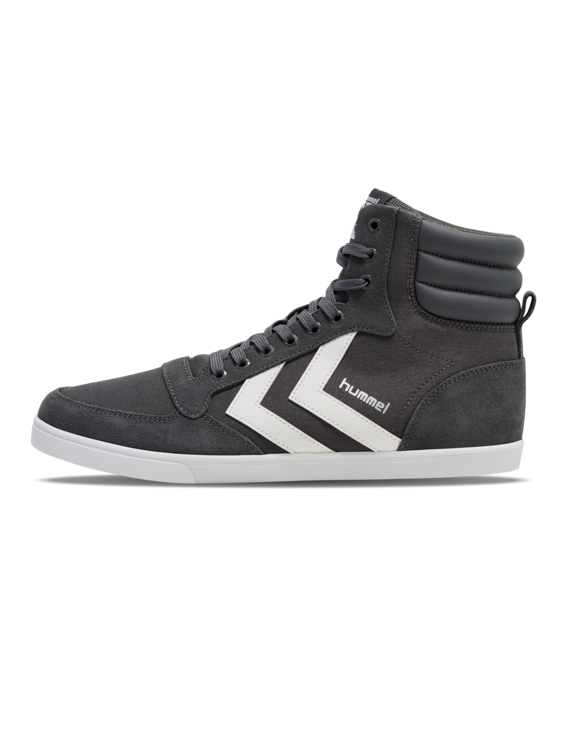 HUMMEL SLIMMER STADIL HIGH, CASTLE ROCK/WHITE KH, packshot