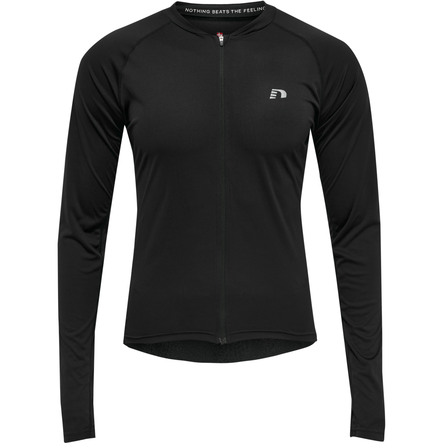 MENS CORE BIKE L/S JERSEY, BLACK, packshot